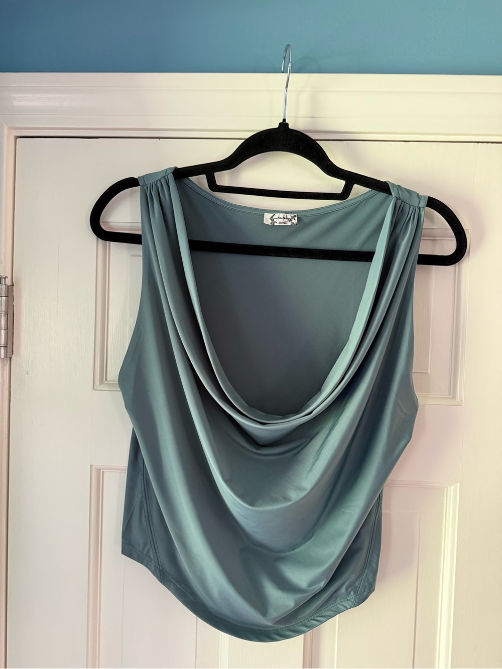 Free People Draped Cowl Neck Top - Sz Small